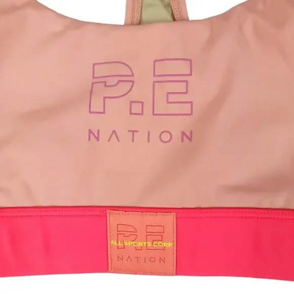 P.E Nation Box Out Sports Bra Athletic Workout - Picture 4 of 6
